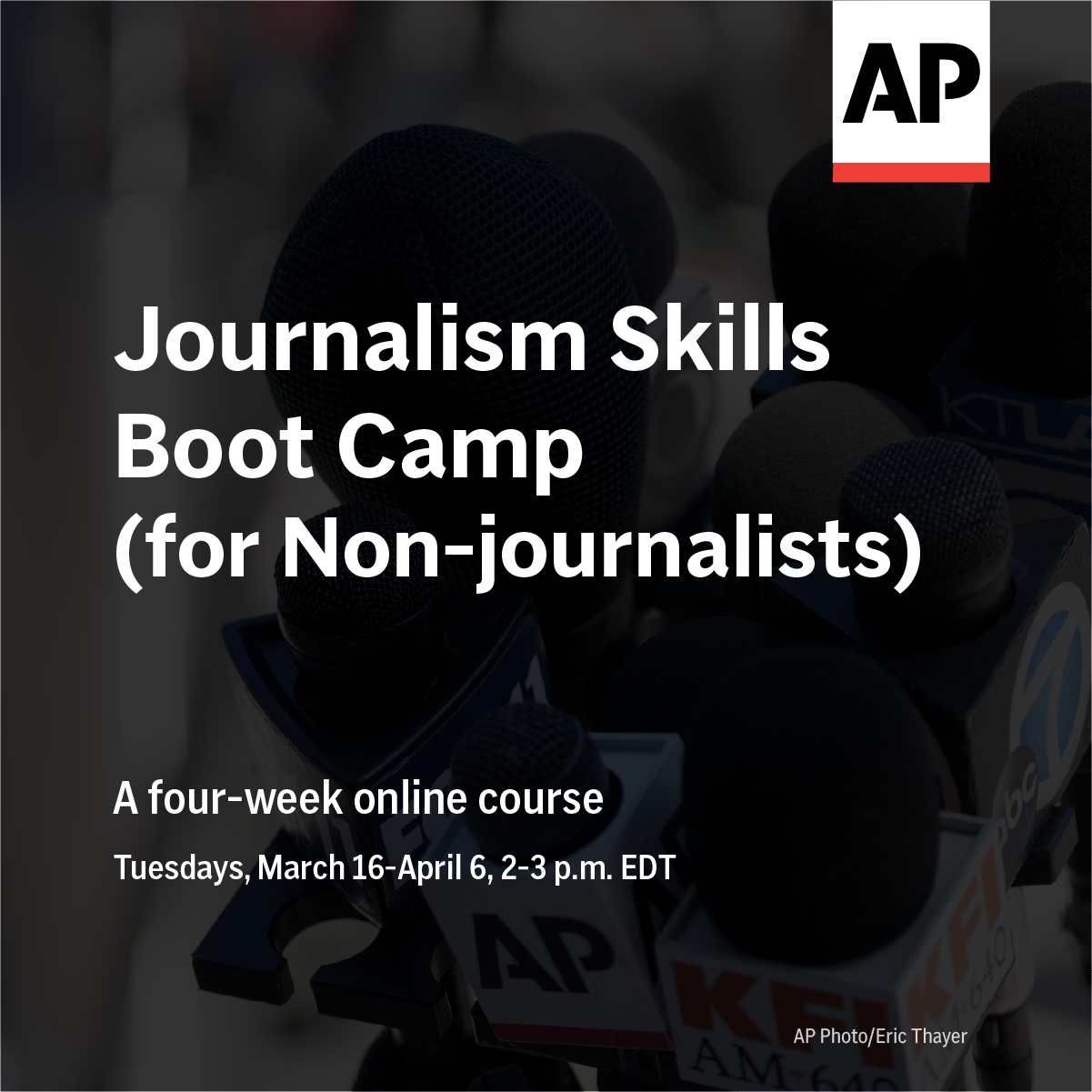 Journalism Skills Boot Camp (for Non-journalists)