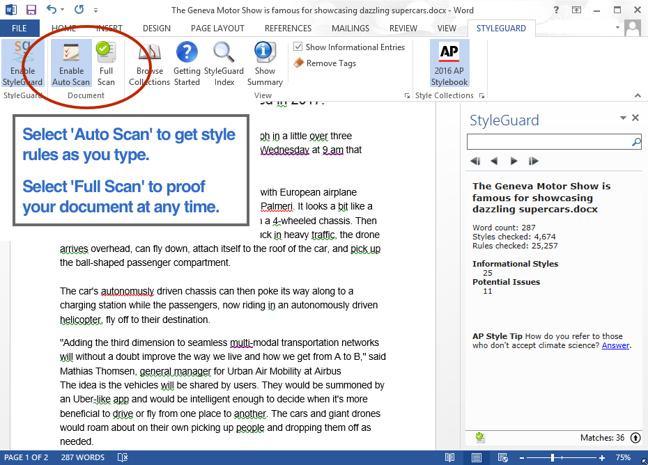 ap style essay checker