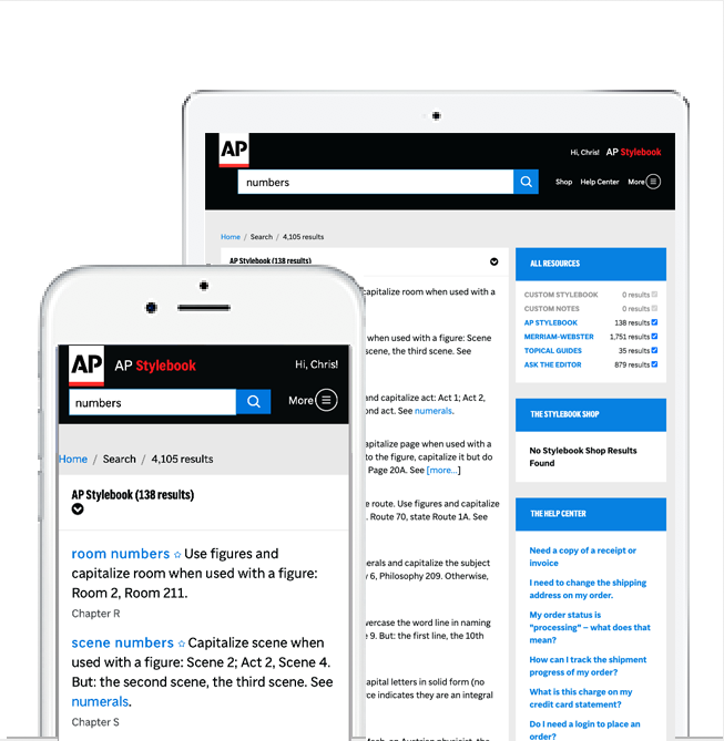 AP Stylebook Online